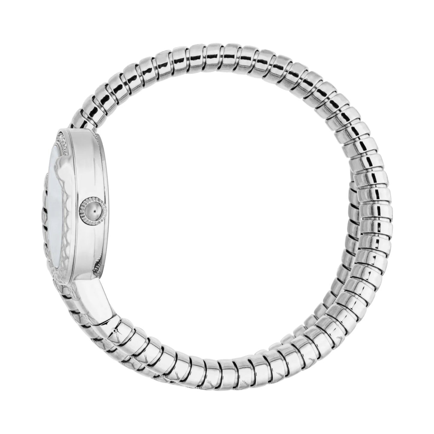 Just Cavalli Cerchio Snake Silver Grey