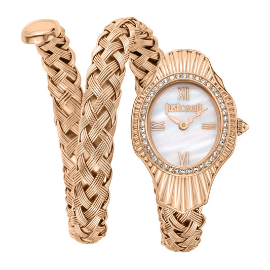 Just Cavalli Twined Rose Gold Silver