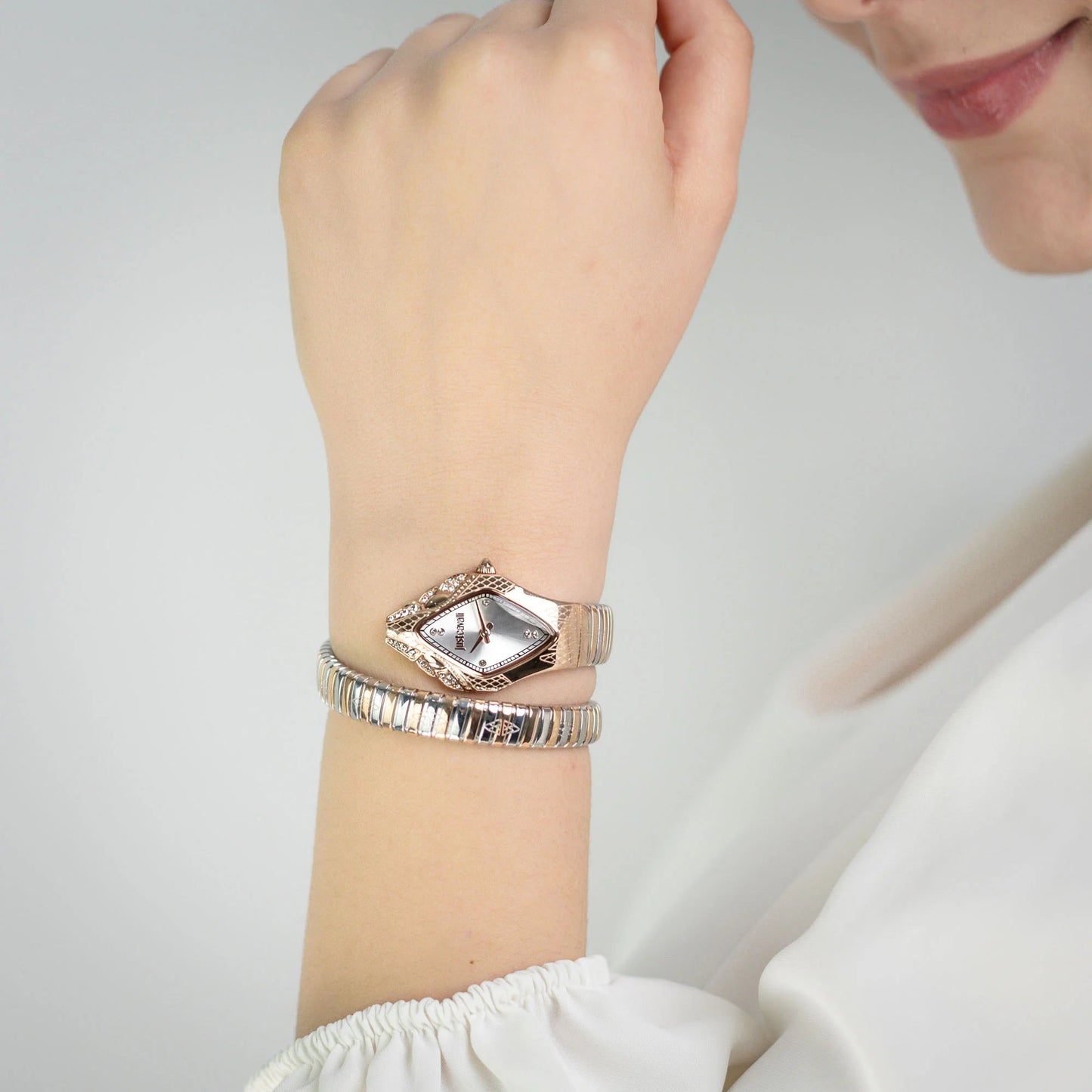 Just Cavalli Ferocious Two Tones RG Silver