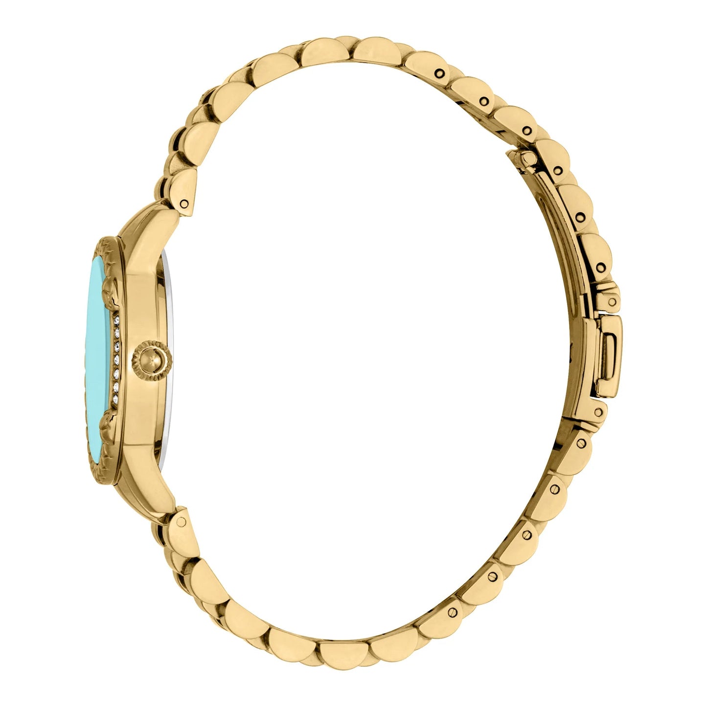 Just Cavalli Fiorenza Snake Yellow Gold Turquoise