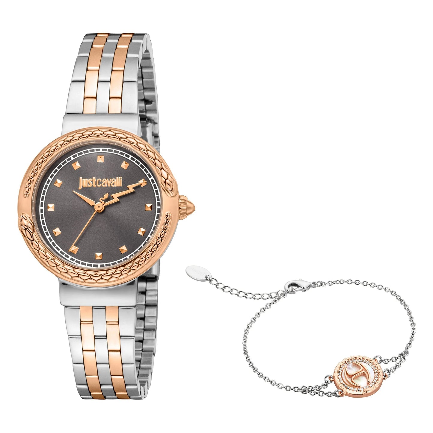Just Cavalli Brave Snake Two Tones RG Iron