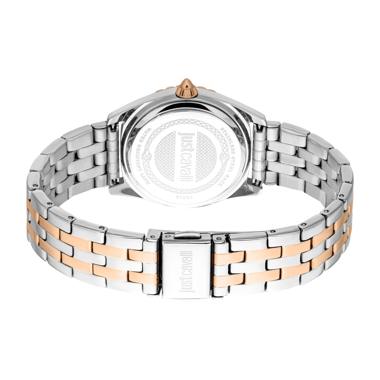 Just Cavalli Indomitable Animalier Two Tones RG Silver