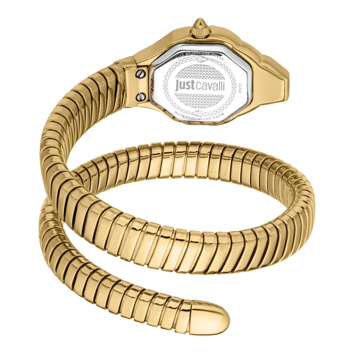 Just Cavalli Brillante Snake Yellow Gold Green