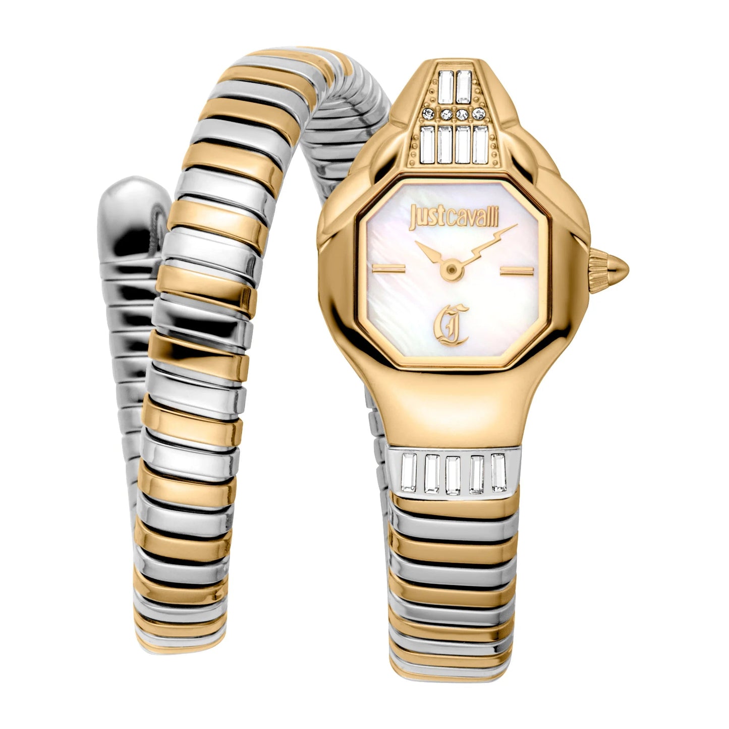 Just Cavalli Brillante Snake Two Tones YG MOP