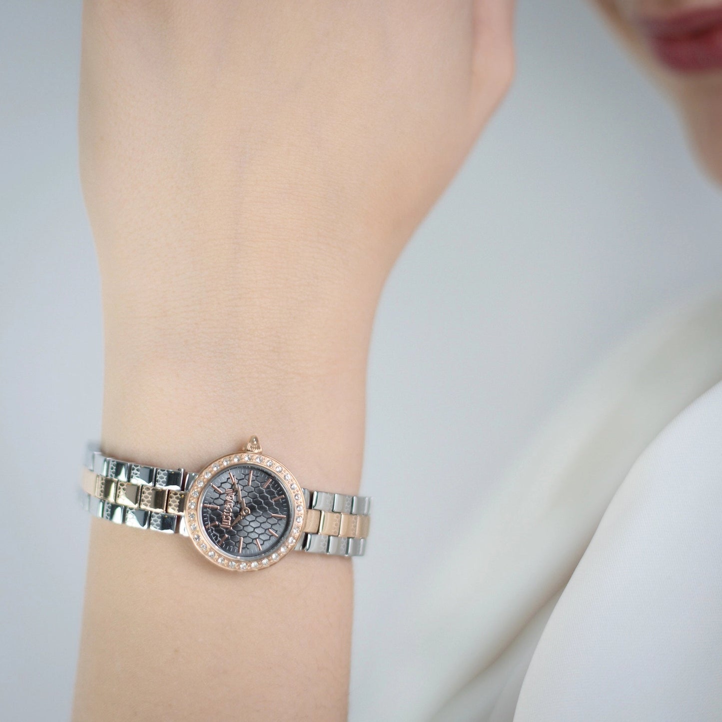 Just Cavalli Serenita Mini Two Tones RG Iron Grey