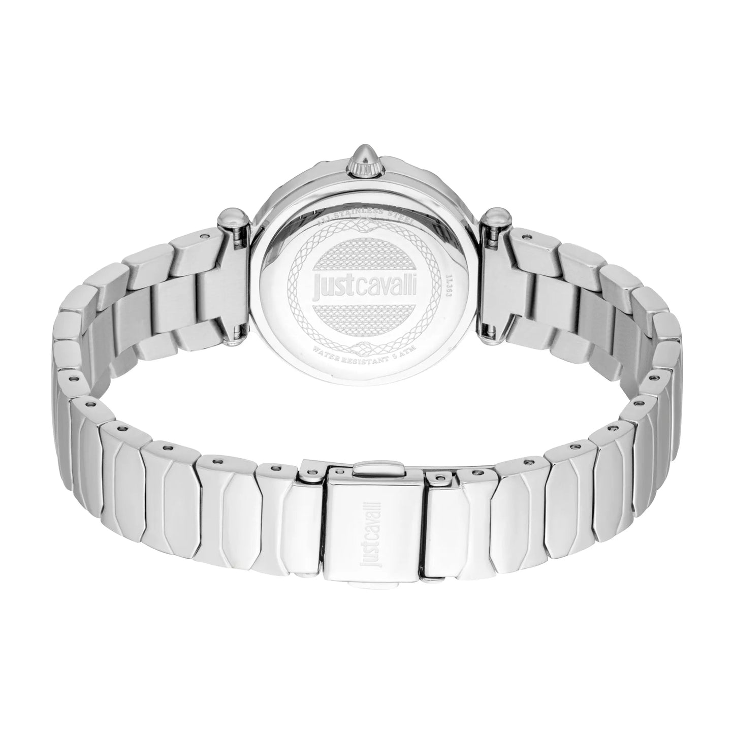 Just Cavalli Stella Snake Silver