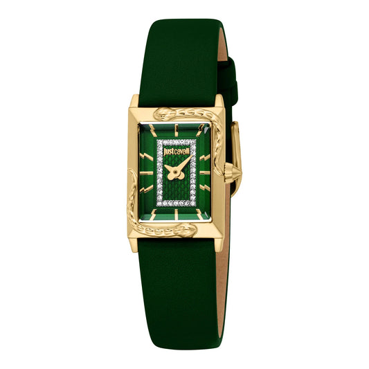 Just Cavalli Dolcezza Snake Leather Green YG