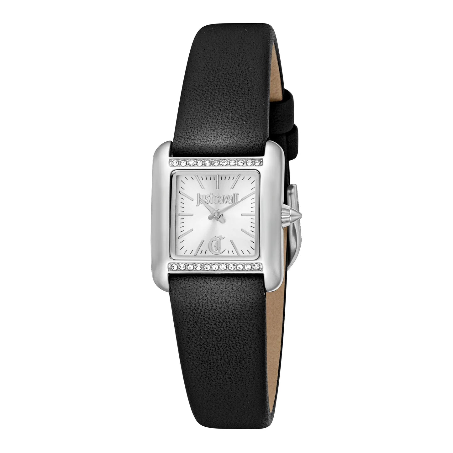 Just Cavalli Sera Leather Black Silver