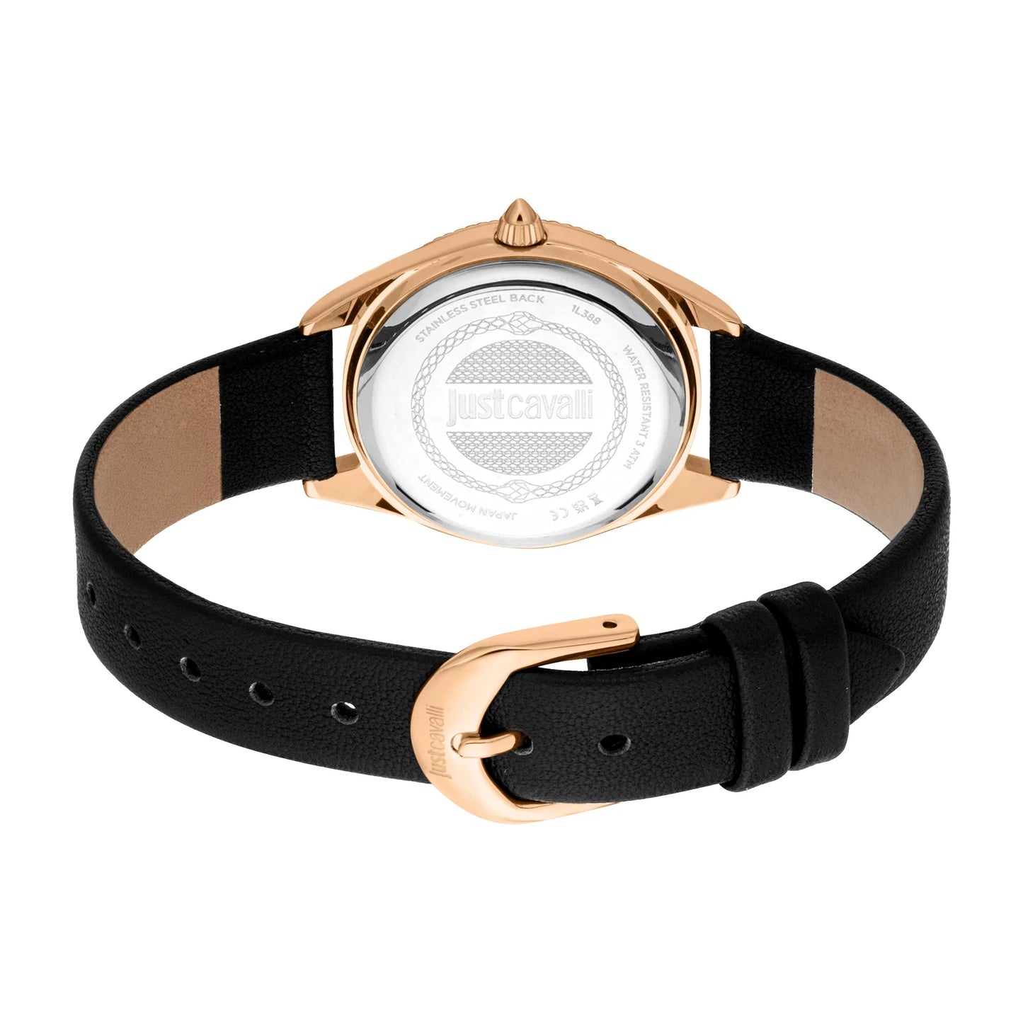 Just Cavalli Amabile Leather Black