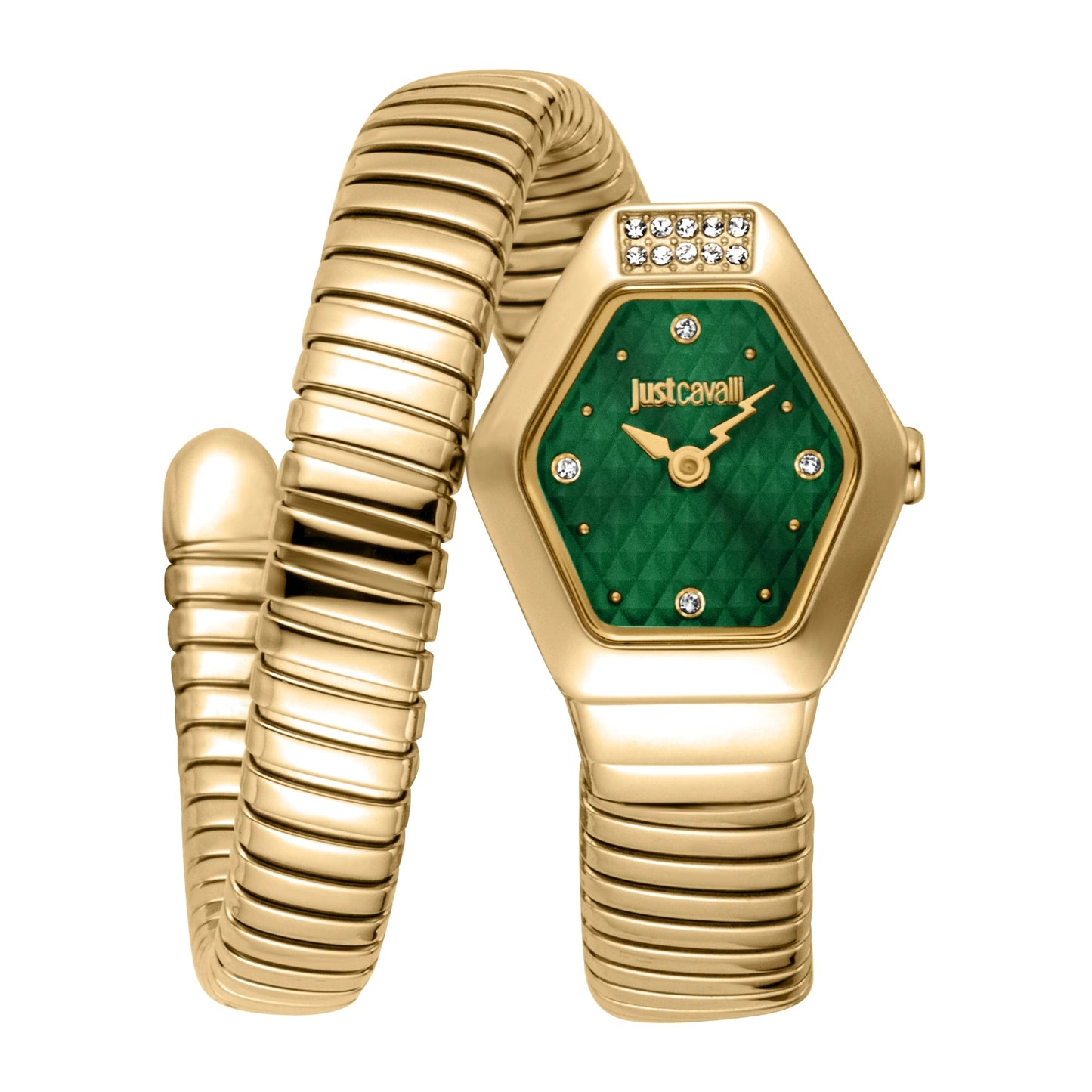 Just Cavalli Splora Yellow Gold Green