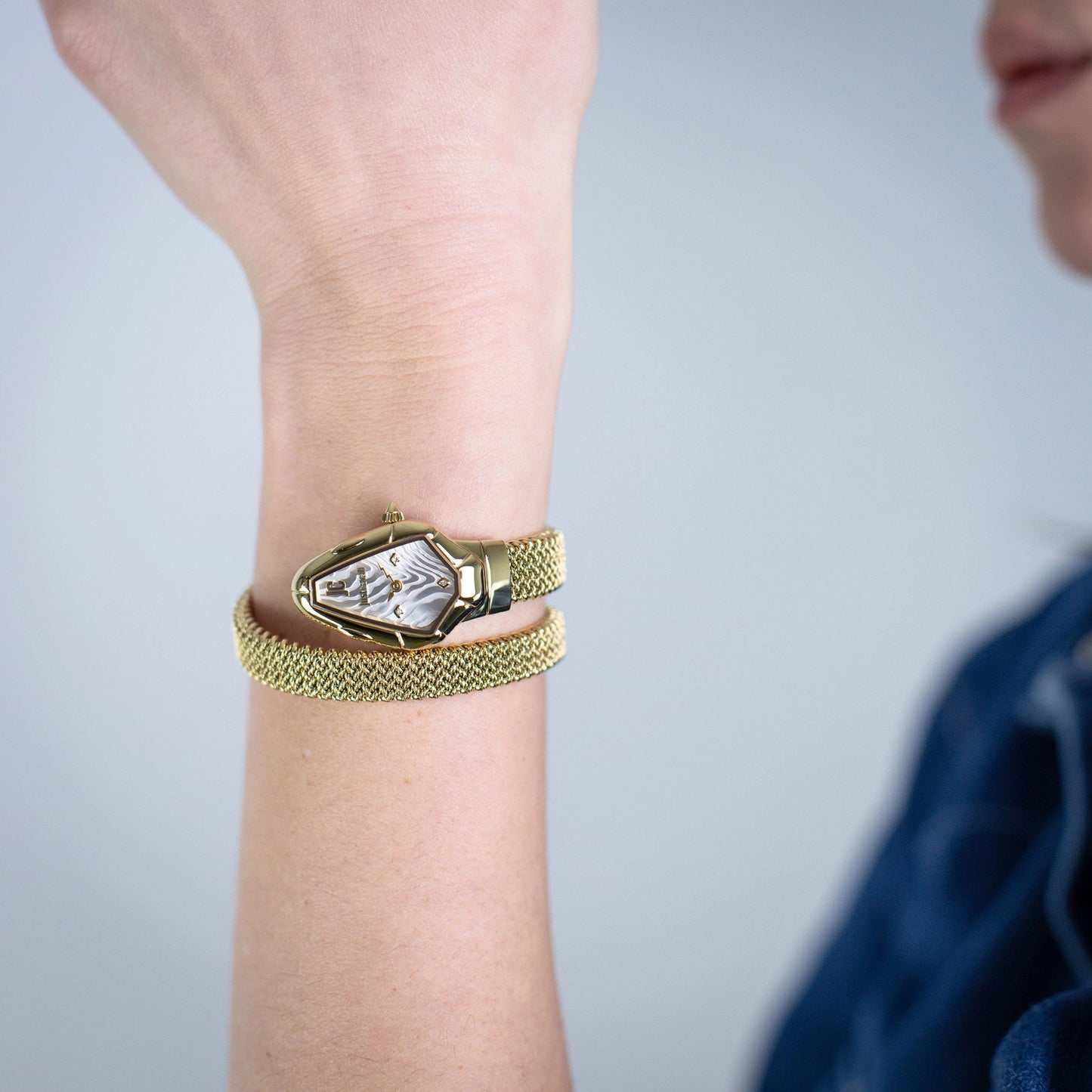 Just Cavalli Fiamma Yellow Gold Silver
