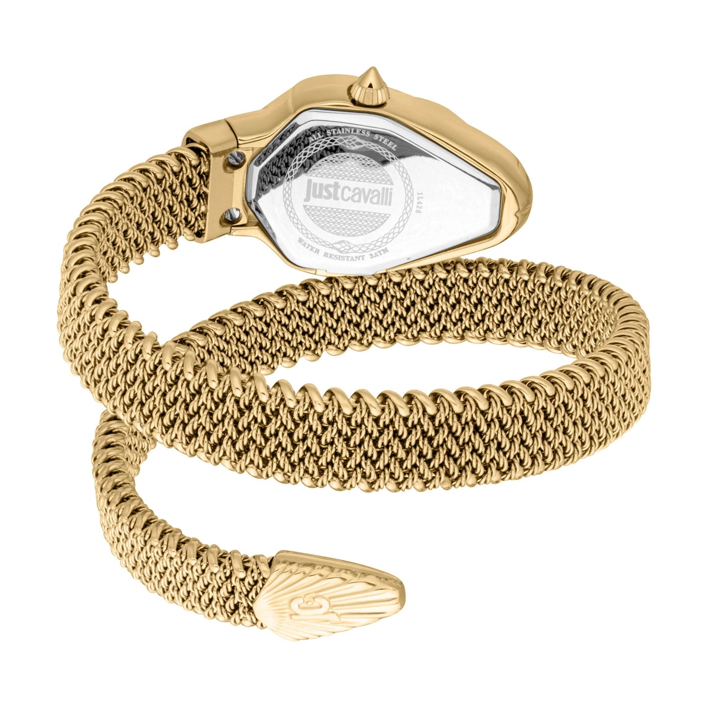 Just Cavalli Fiamma Yellow Gold Green