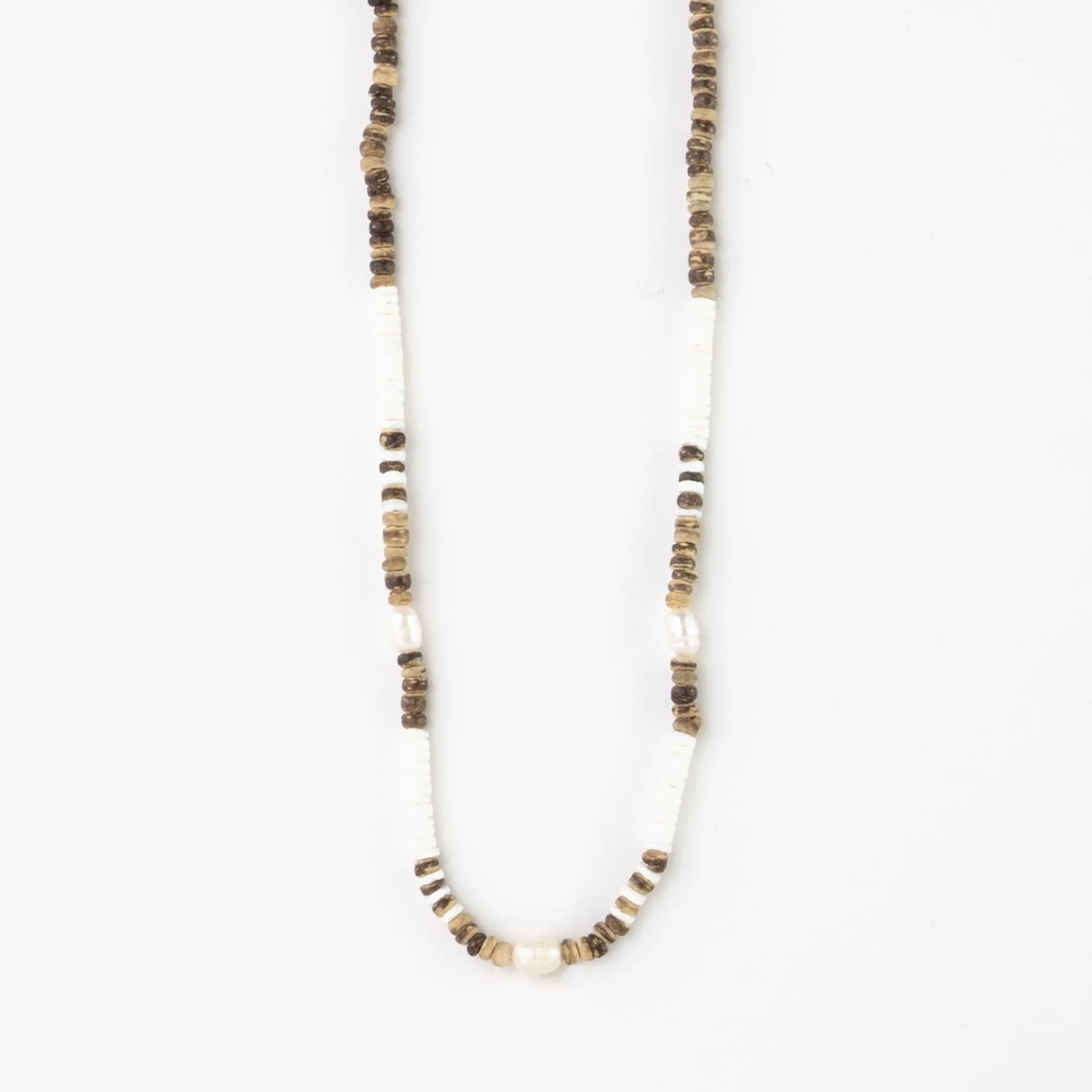 Kauai Puka Shell & Pearl Necklace