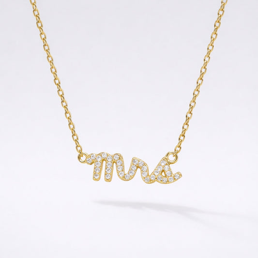 Leia Mrs Necklace | 18K Gold Plated