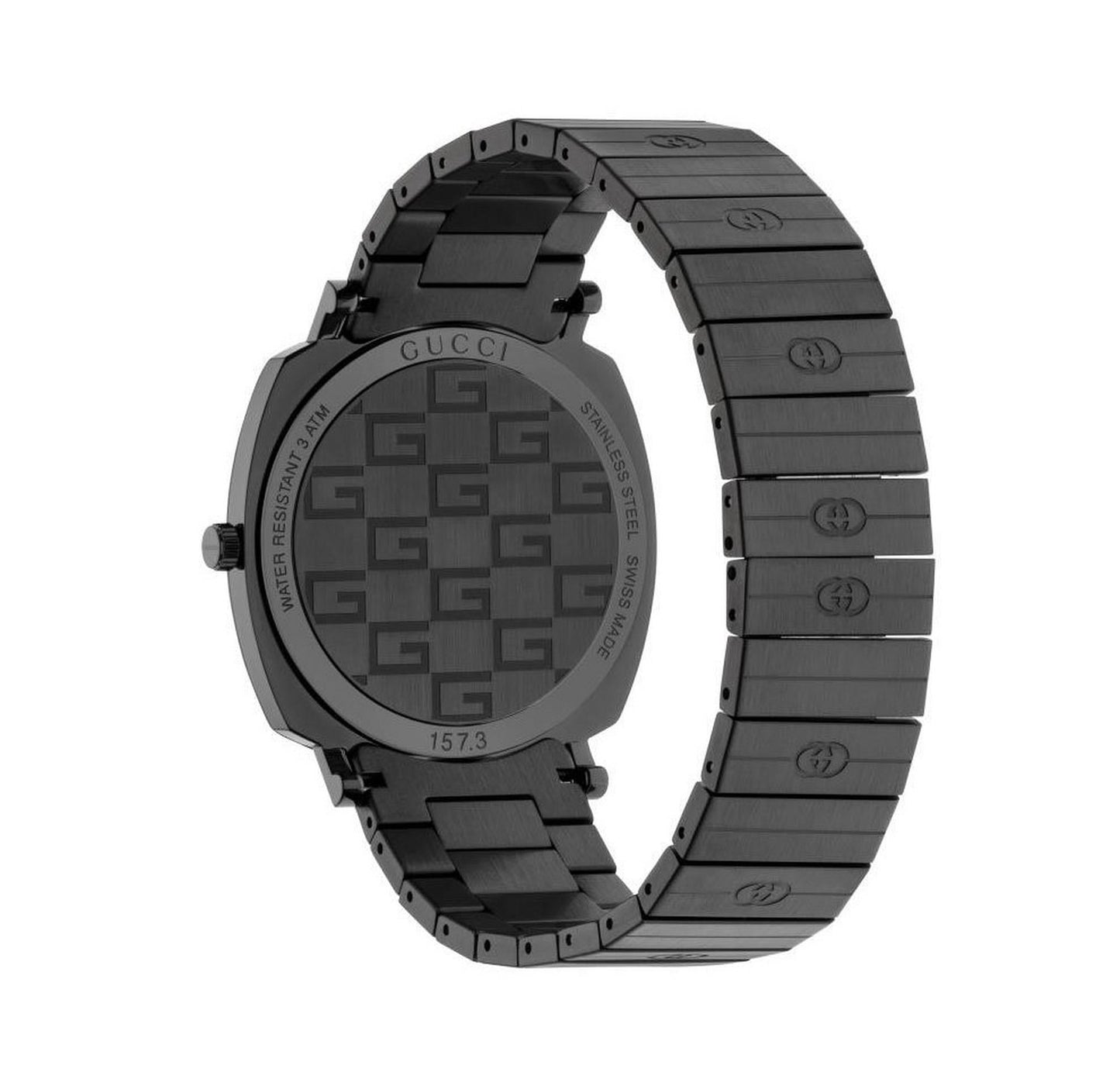 Gucci Gucci Grip Grey Pvd Watch Ya157429