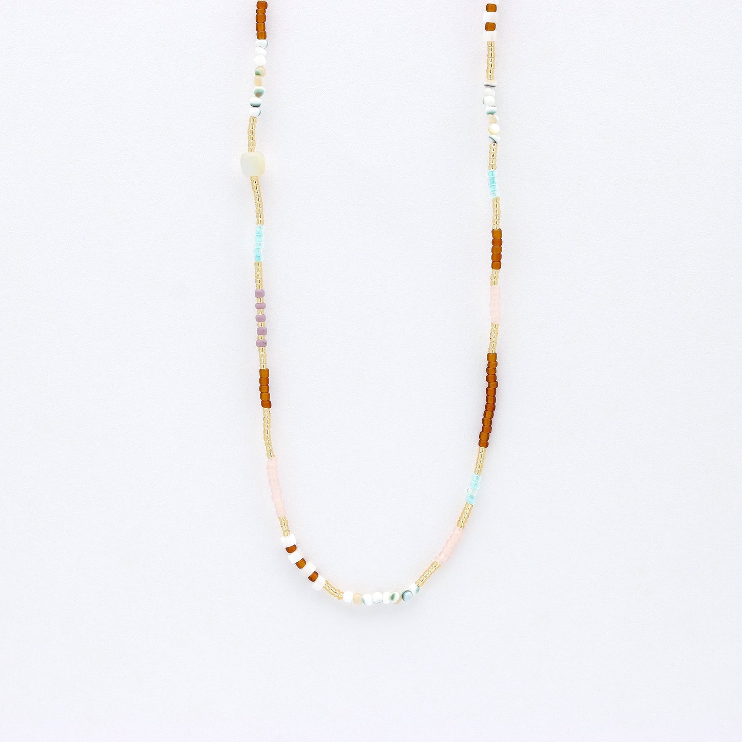 Alam Dainty Beaded Necklace