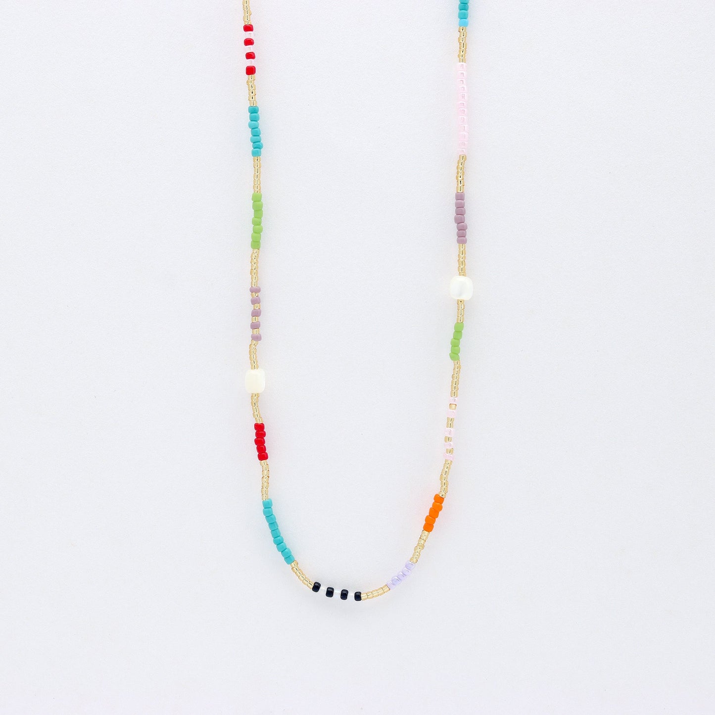 Berpesta Colourful Beaded Necklace