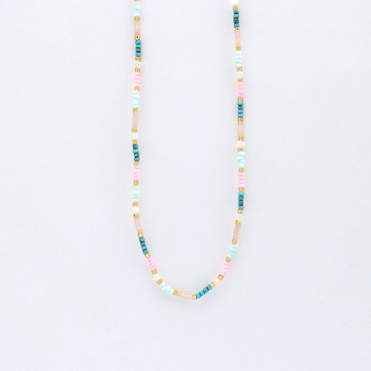 Kemboja Pastel Beaded Necklace