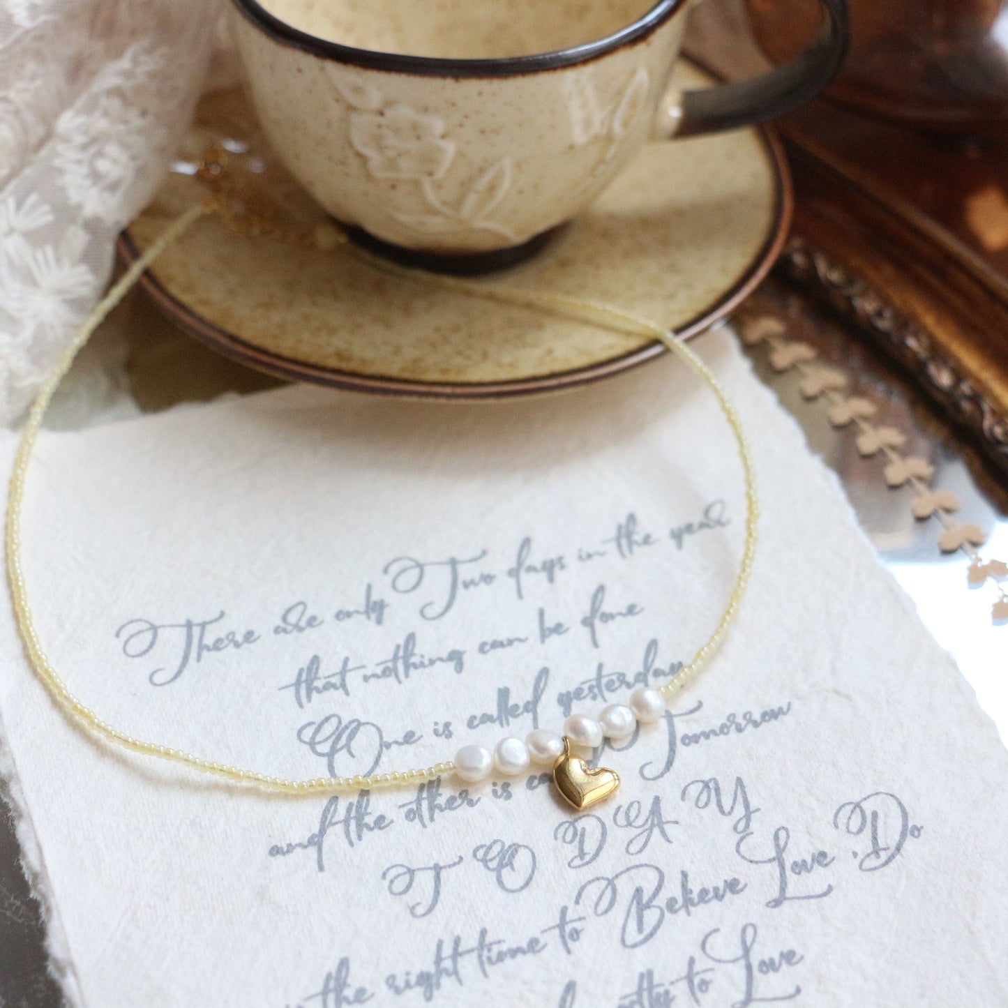Jekira Citrine & Pearl Jewelry Set