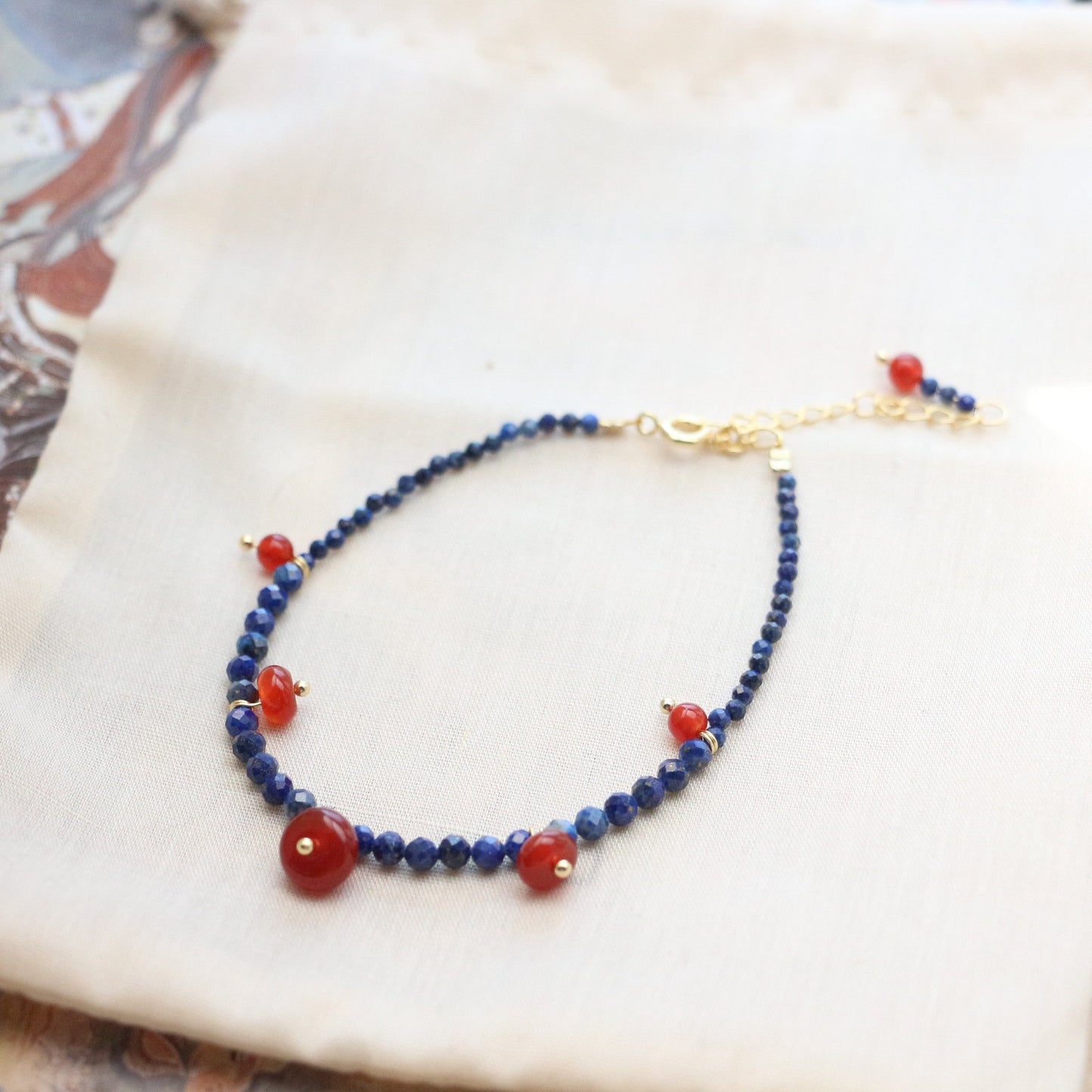JEKIRA Lapis Lazuli & Gemstone Stacking Bracelet Se