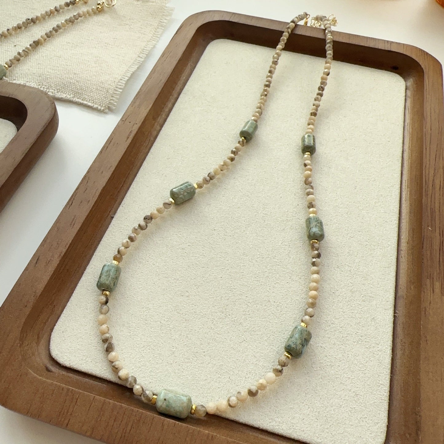 Jekira Green Gemstone Jewelry Set