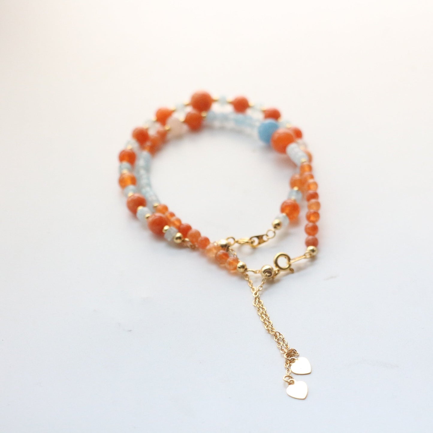 JEKIRA Candy Color Carnelian Bracelet Set