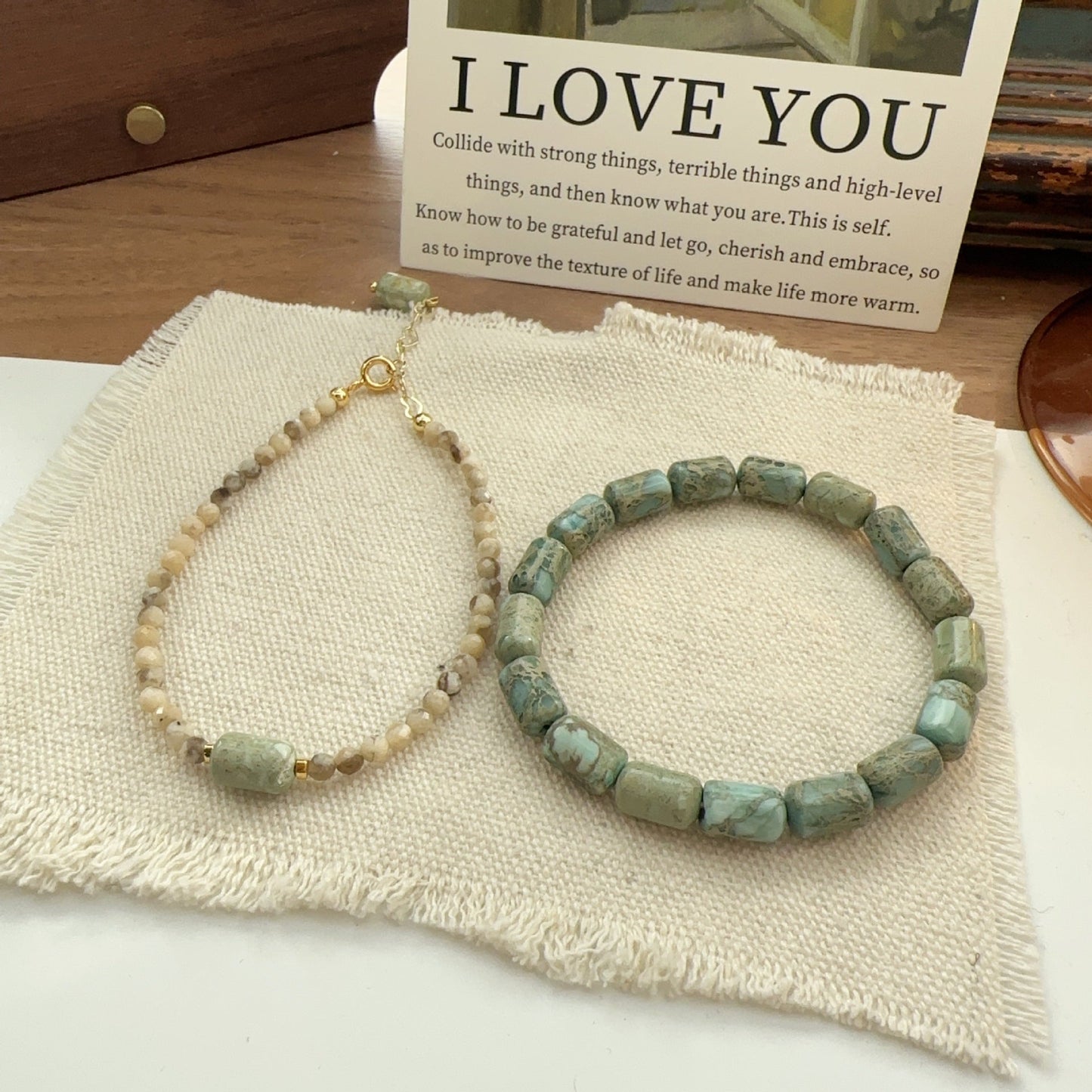 Jekira Green Gemstone Jewelry Set