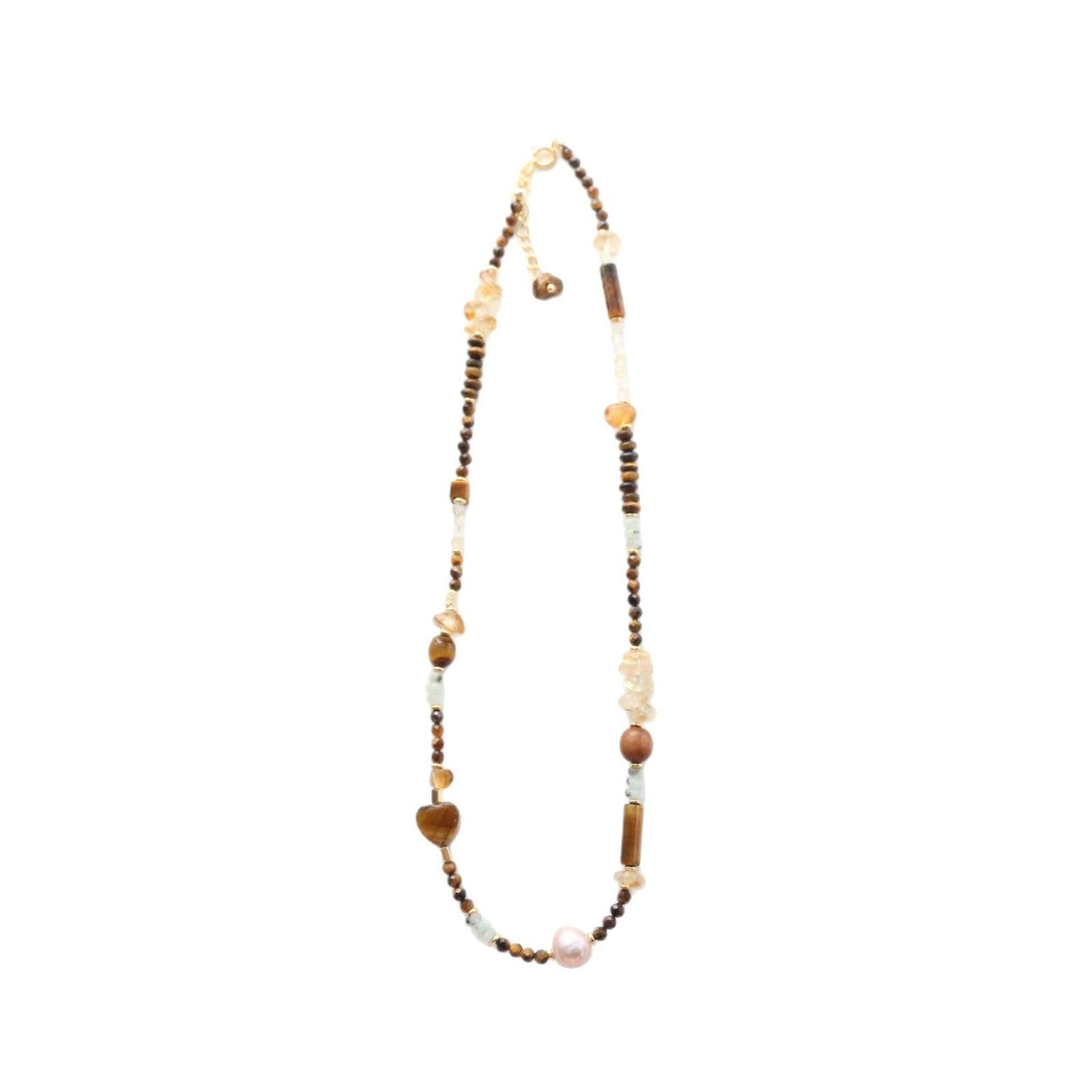 Jekira Summer Couple’s Tiger Eye Necklace Set