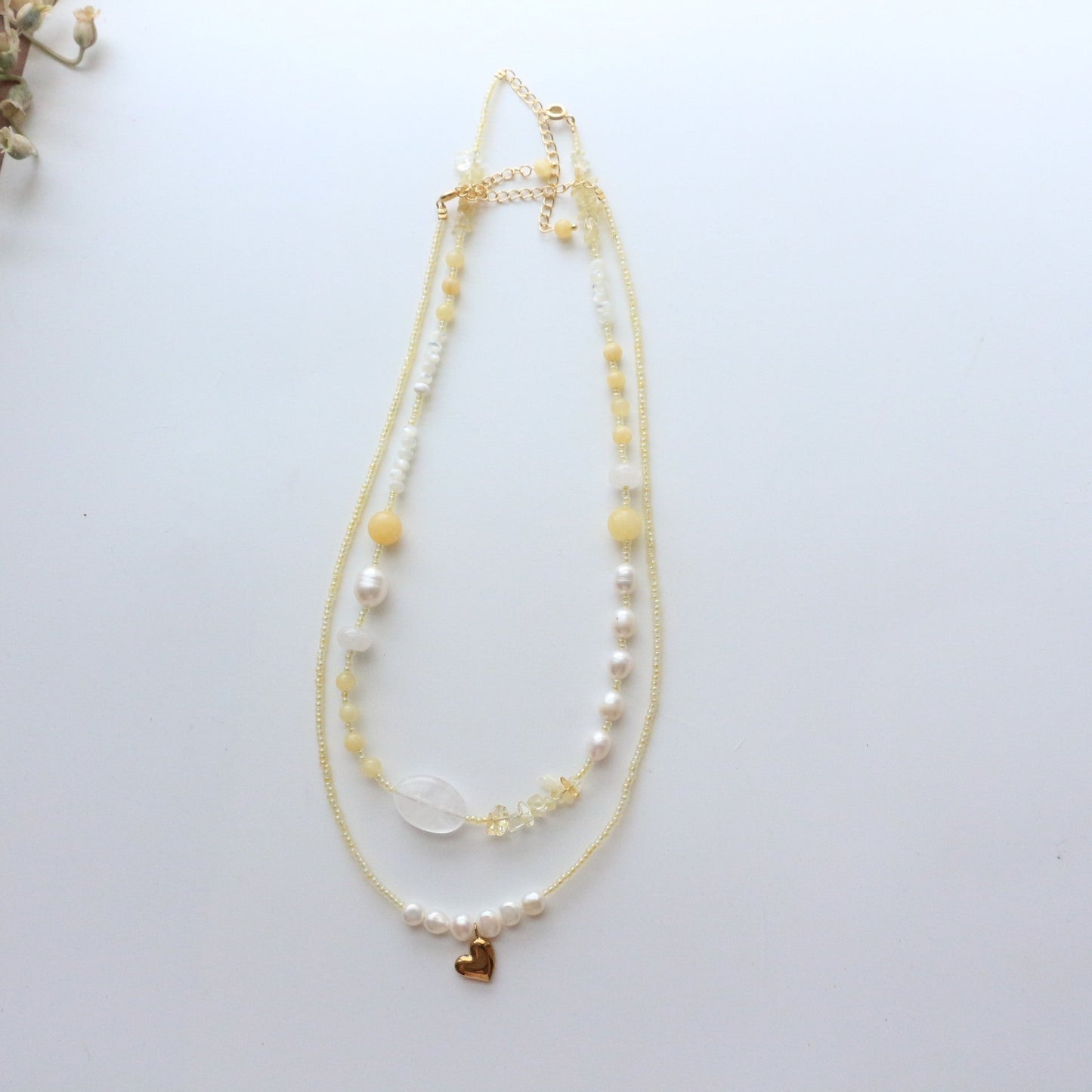 Jekira Citrine & Pearl Jewelry Set