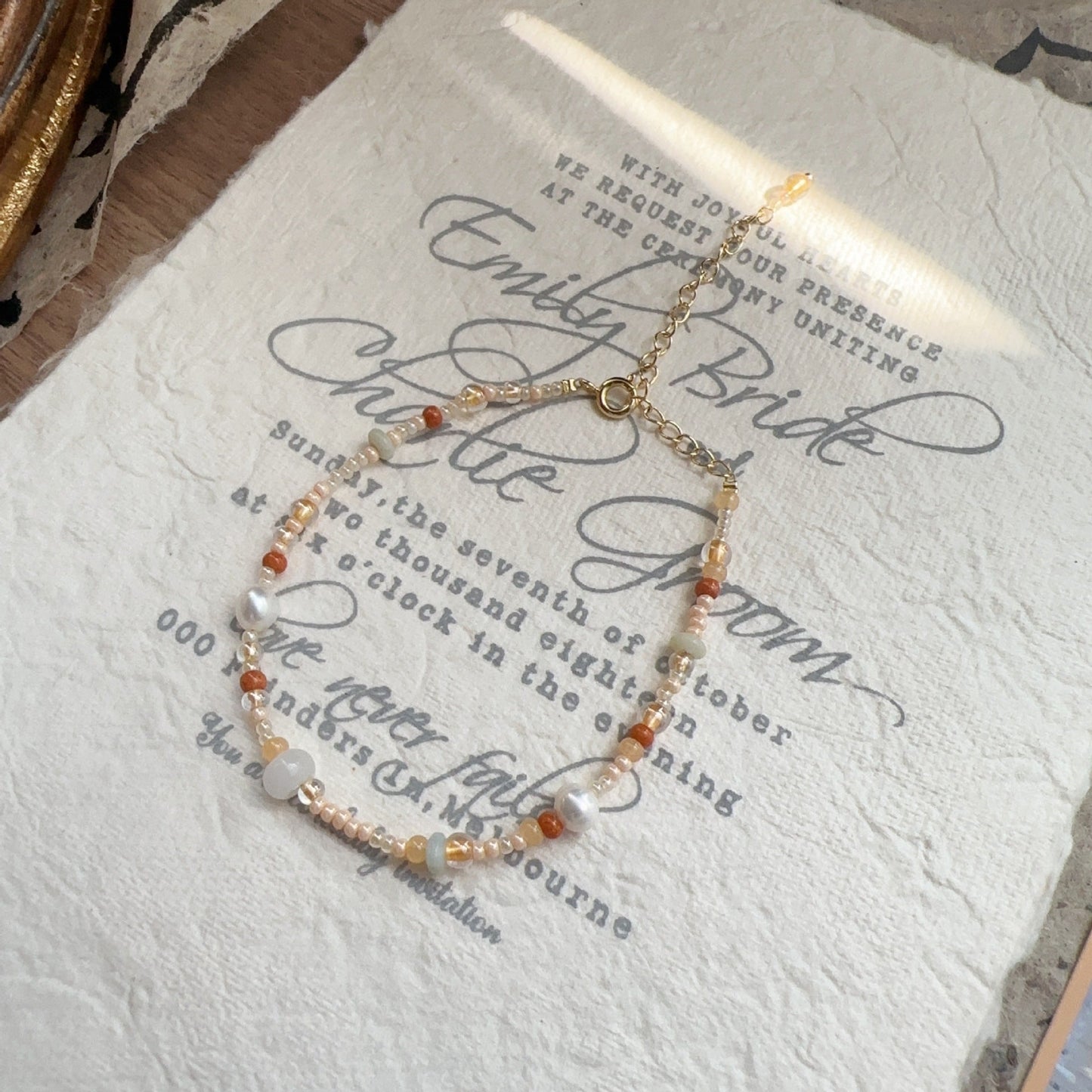 JEKIRA Multicolor Gemstone & Baroque Pearl Beaded Jewelry Set