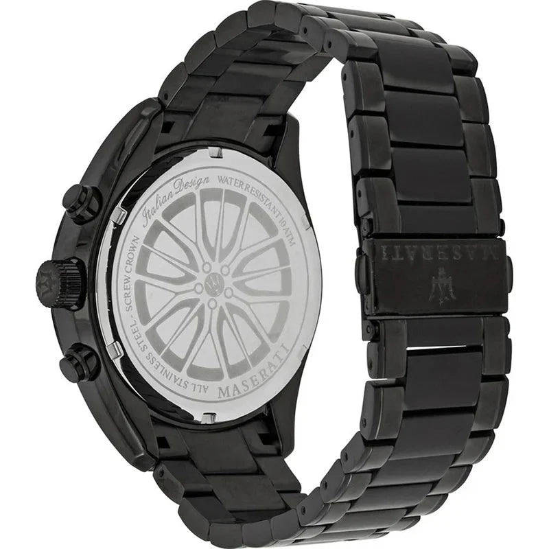 Maserati R8873612002 Traguardo Chrono Mens Black Watch