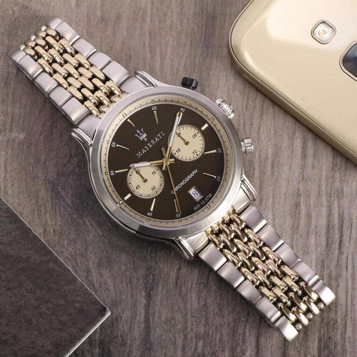 Maserati R8873638003 Epoca Mens Two Tone Watch