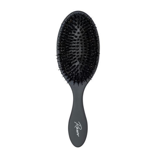 Rawr Boar Bristle Brush Black