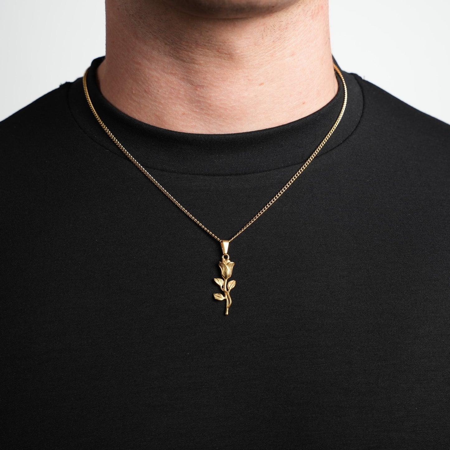 Rose Pendant (Gold)