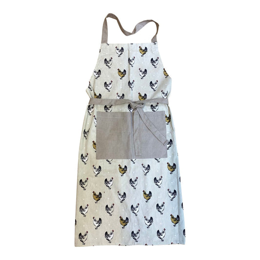 Apron With A Chicken Print Design-0
