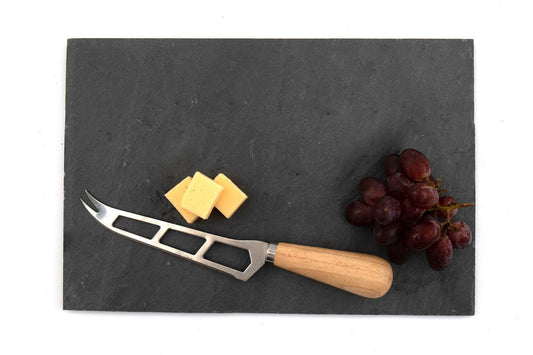 Slate Cheese Board Service Set & Knife 30cm-0