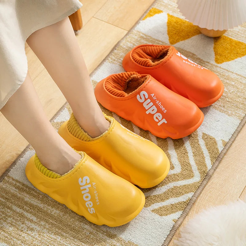 Winter Unisex Warm Slippers Cotton Slippers
