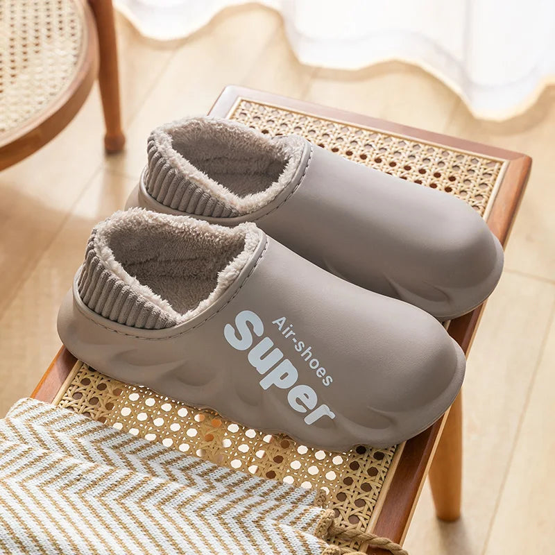 Winter Unisex Warm Slippers Cotton Slippers