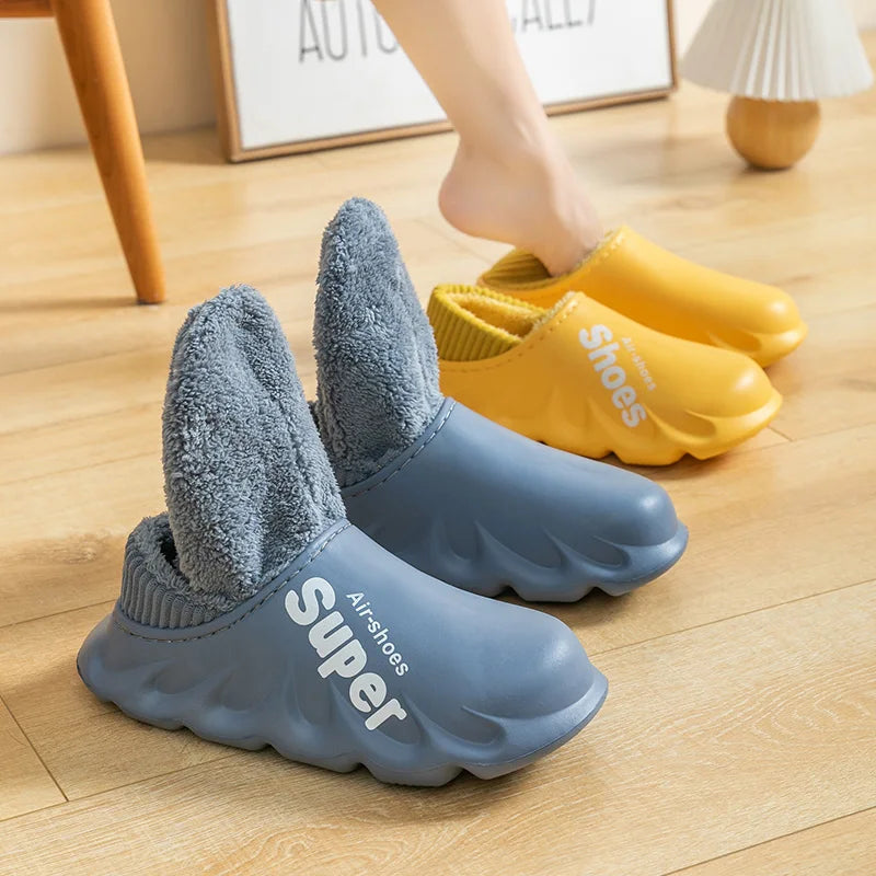 Winter Unisex Warm Slippers Cotton Slippers