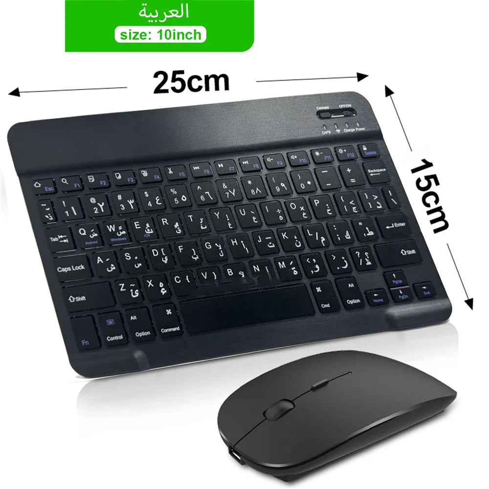 Bluetooth Wireless Keyboard Mouse For IOS/Android/Windows/iPad Air Mini Pro