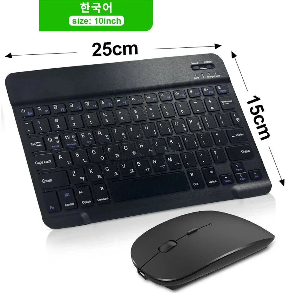Bluetooth Wireless Keyboard Mouse For IOS/Android/Windows/iPad Air Mini Pro