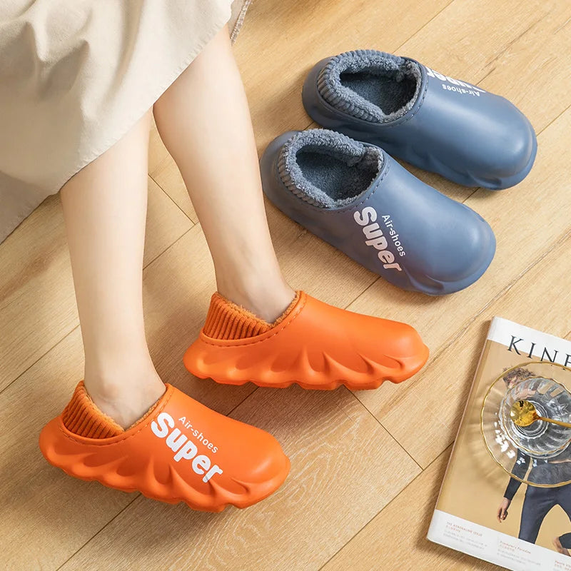Winter Unisex Warm Slippers Cotton Slippers