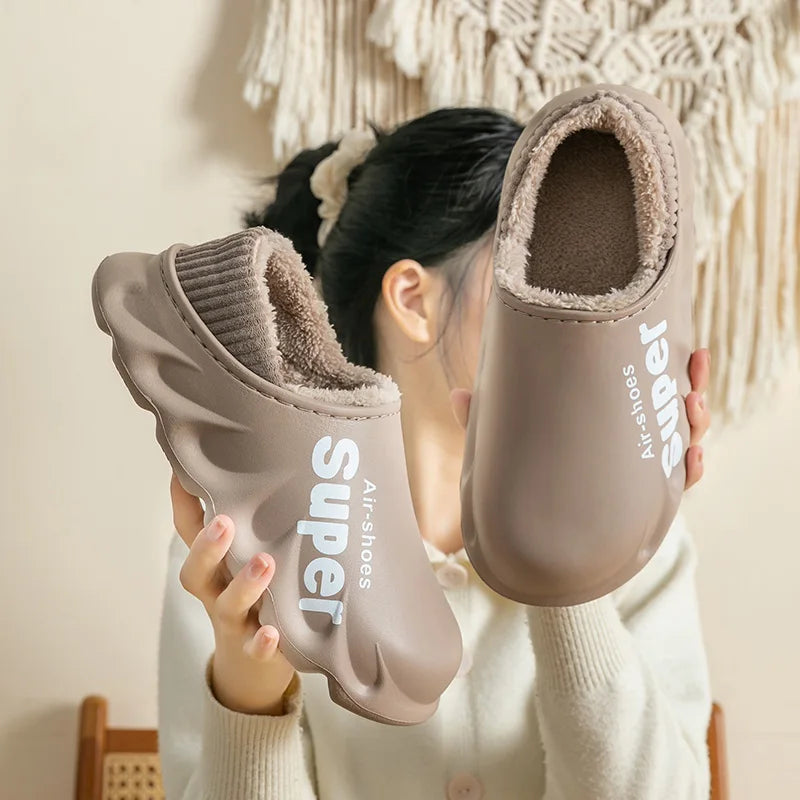 Winter Unisex Warm Slippers Cotton Slippers