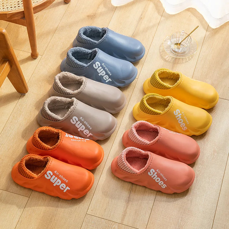 Winter Unisex Warm Slippers Cotton Slippers