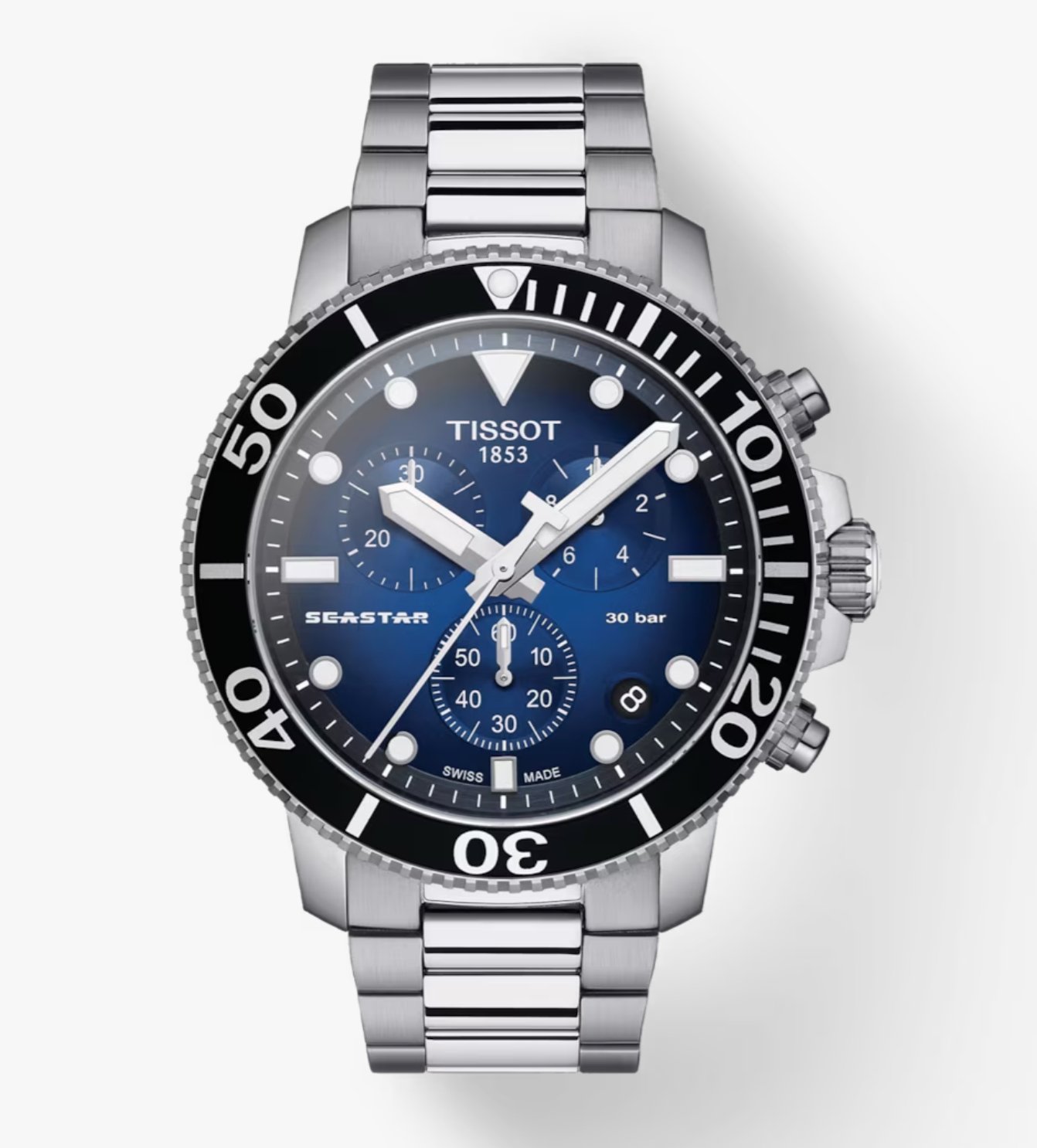 Tissot Chronograph Watch Seastar 1000 Blue T1204171104101