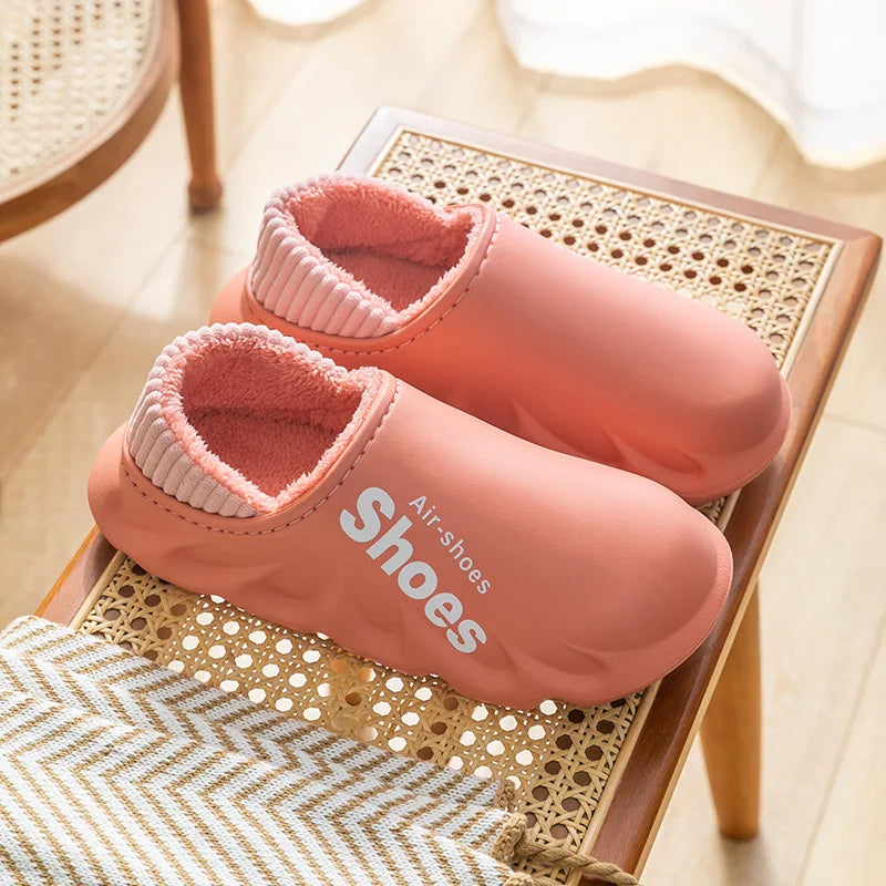 Winter Unisex Warm Slippers Cotton Slippers