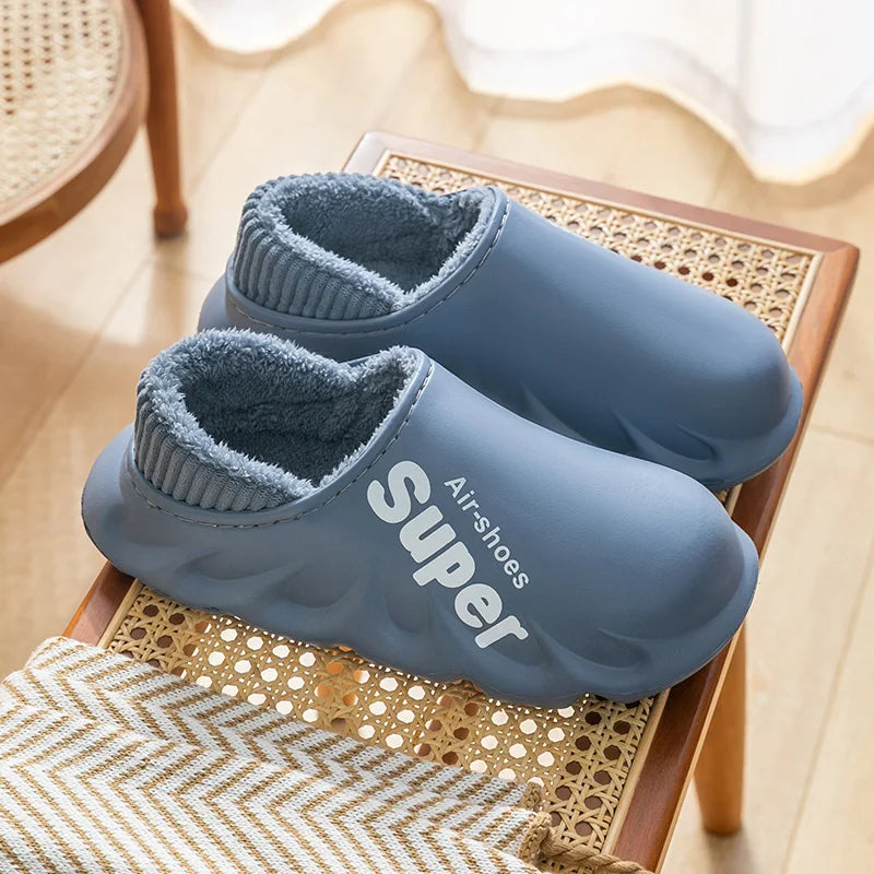 Winter Unisex Warm Slippers Cotton Slippers
