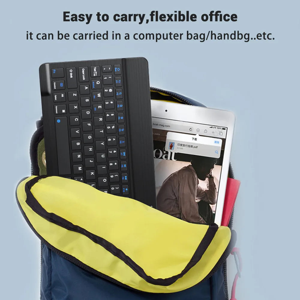 Bluetooth Wireless Keyboard Mouse For IOS/Android/Windows/iPad Air Mini Pro