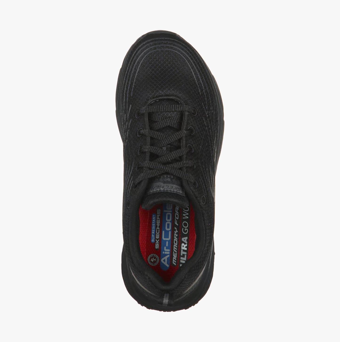 Skechers Work 108016EC MAX CUSHIONING ELITE SR Womens Occupational Trainers Black