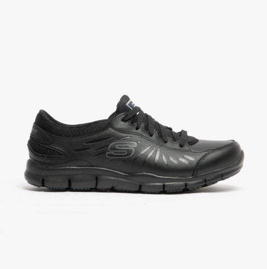 Skechers Work 76551EC ELDRED SR Womens Occupational Shoes Black
